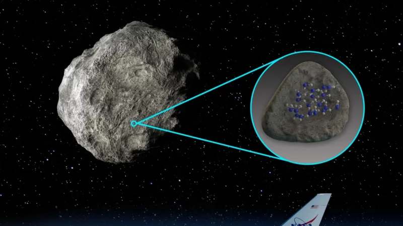 Molekul air pertama pada asteroid