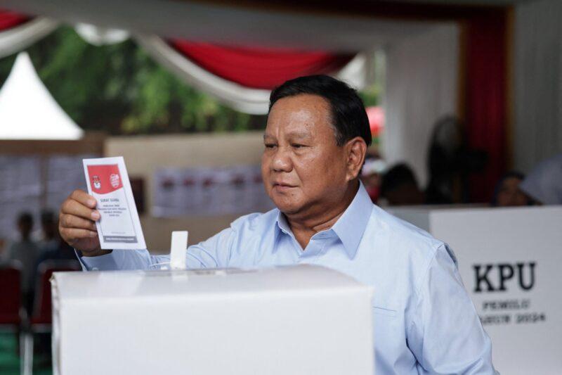 Prabowo mendahului undian setakat petang ini