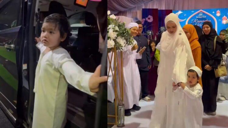 Bodyguard Cilik Siti Nurhaliza Raih Perhatian Ramai! [VIDEO]