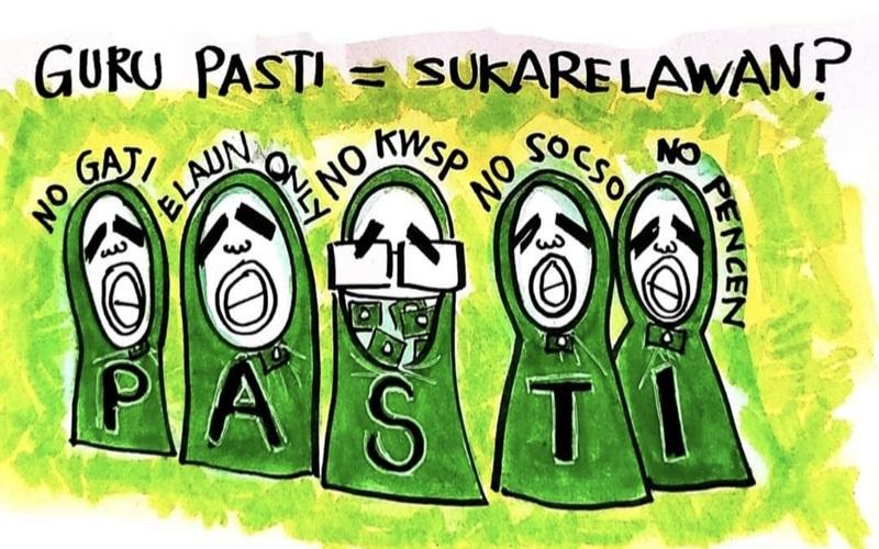 'Sukarelawan' PASTI Di Suruh Berbohong Ketika Lawatan JTK