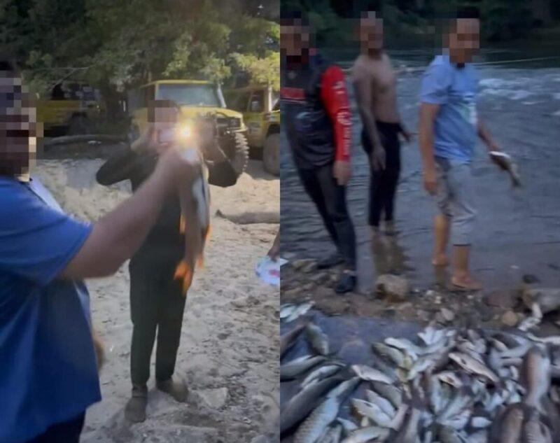 Sekumpulan lelaki bom, renjat ikan di Gerik