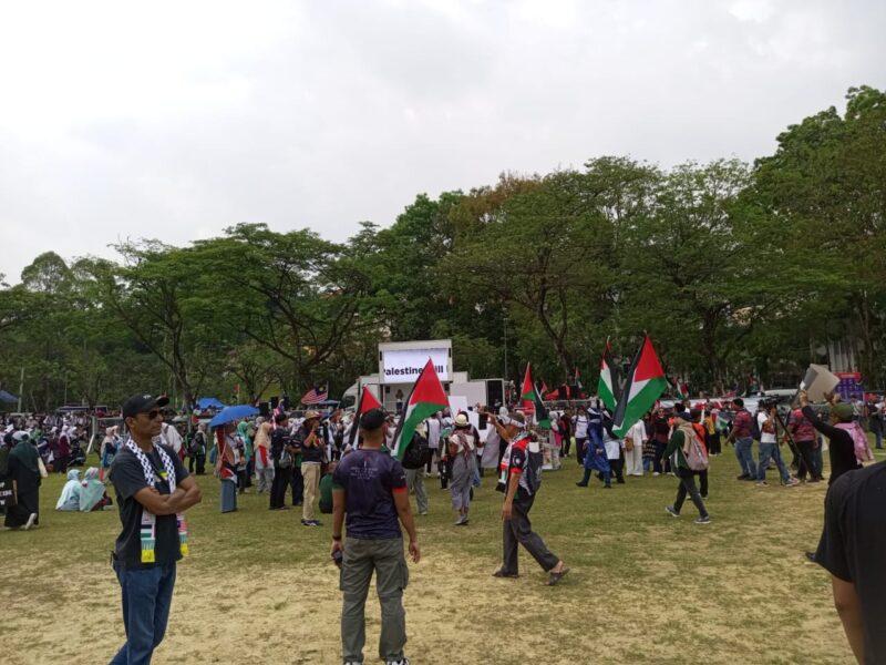 Hampir 1000 sertai Himpunan Mega Demi Palestin