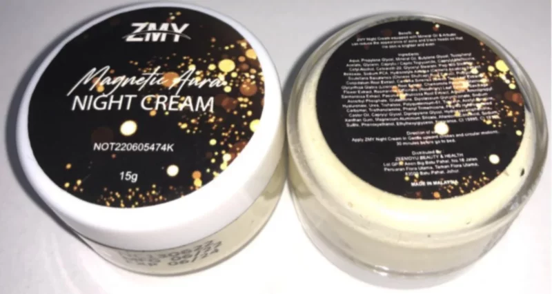 KKM batal notifikasi produk ZMY Magnetic Aura Night Cream mengandungi merkuri