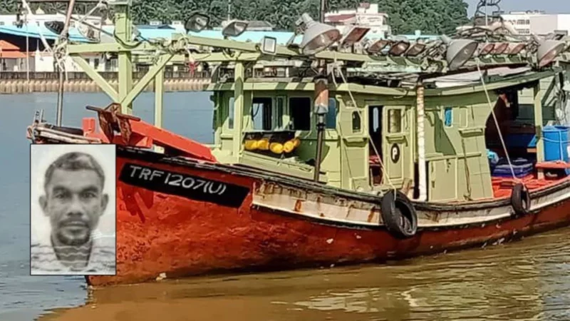 Nelayan dikhuatiri lemas ketika cuba membuang tali tersangkut pada kipas bot