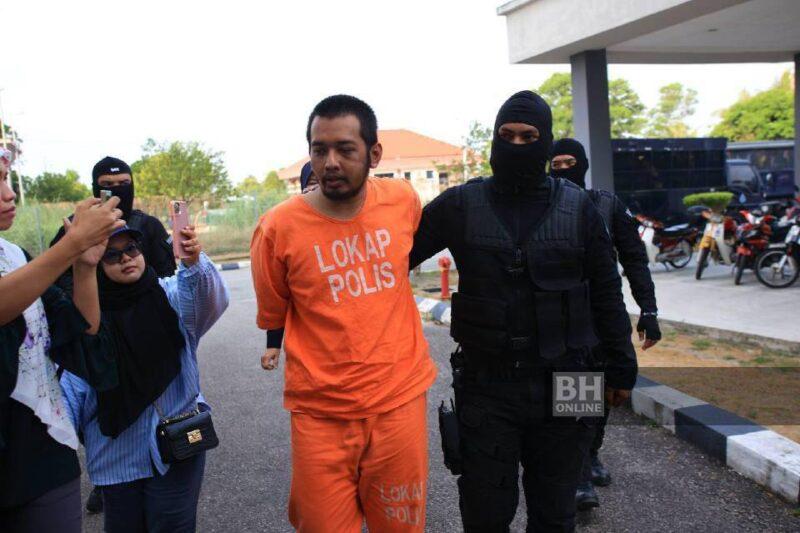 Hafizul tiba di Mahkamah Kota Bharu untuk proses sambung reman