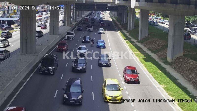 KL, Selangor sesak orang pergi beraya