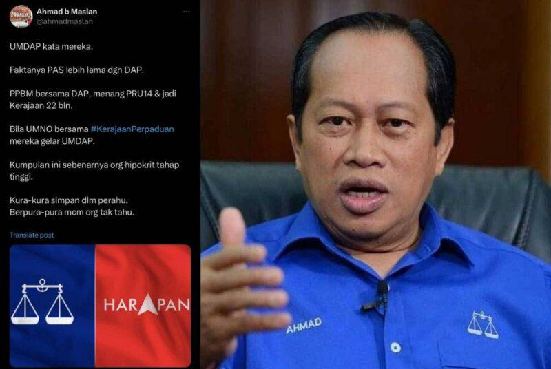 ‘Pas lebih lama dengan DAP’ - Ahmad Maslan