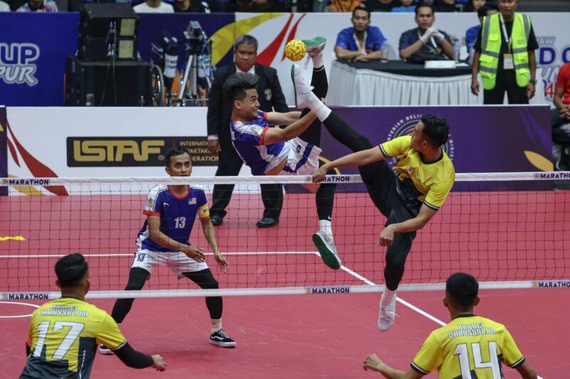 Skuad sepak takraw negara lulus ke suku akhir