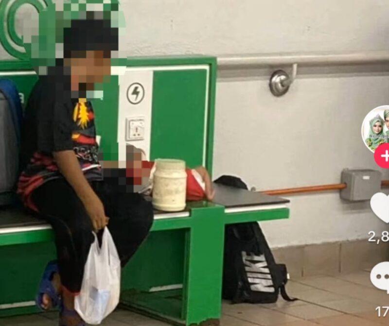 Wanita, dua anak kecil buntu di LRT dipercayai dihalau suami