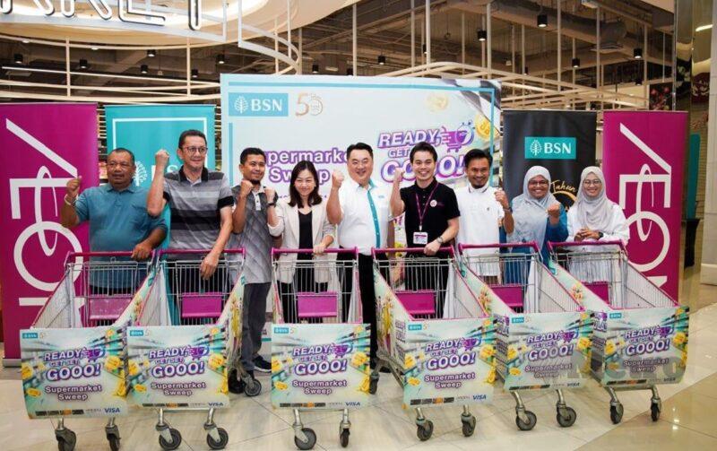 6 pemenang diraikan dalam program Supermarket Sweep BSN