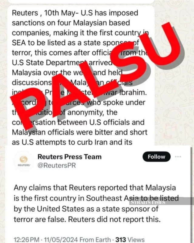 Fahmi: US embassy confirms no sanction on Malaysia