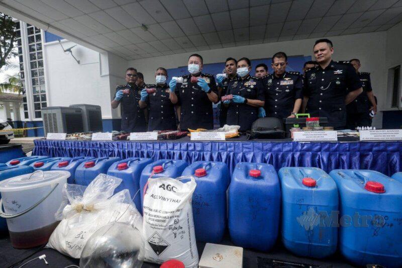 Polis rampas lebih 520kg dadah diproses pengawal keselamatan