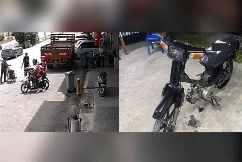 Polis cekup lima remaja cuba curi motosikal