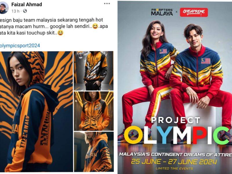 Ramai lebih suka rekaan pakaian Sukan Olimpik guna AI