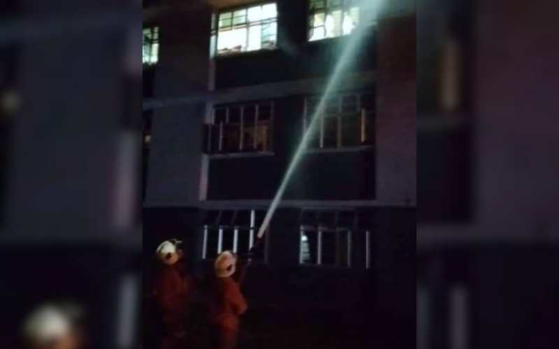 Bilik asrama Sahut terbakar lagi