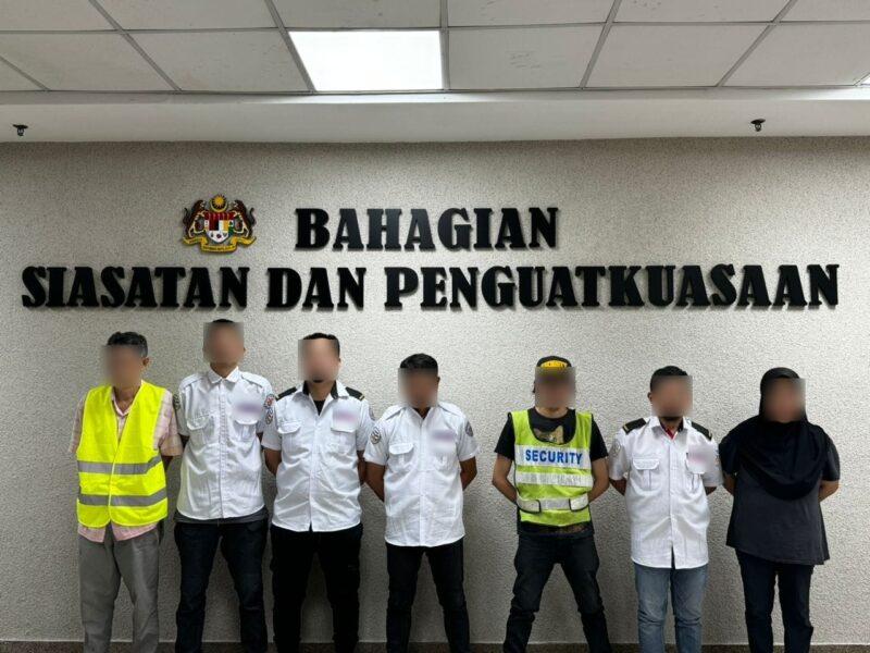 Tujuh pengawal keselamatan ditahan guna MyKad palsu