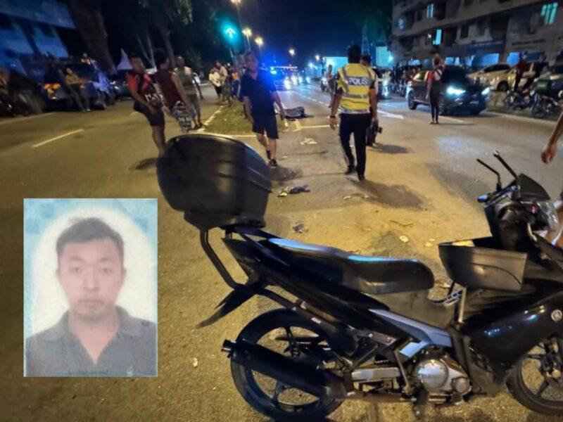 Lelaki maut, motosikal melulu keluar simpang