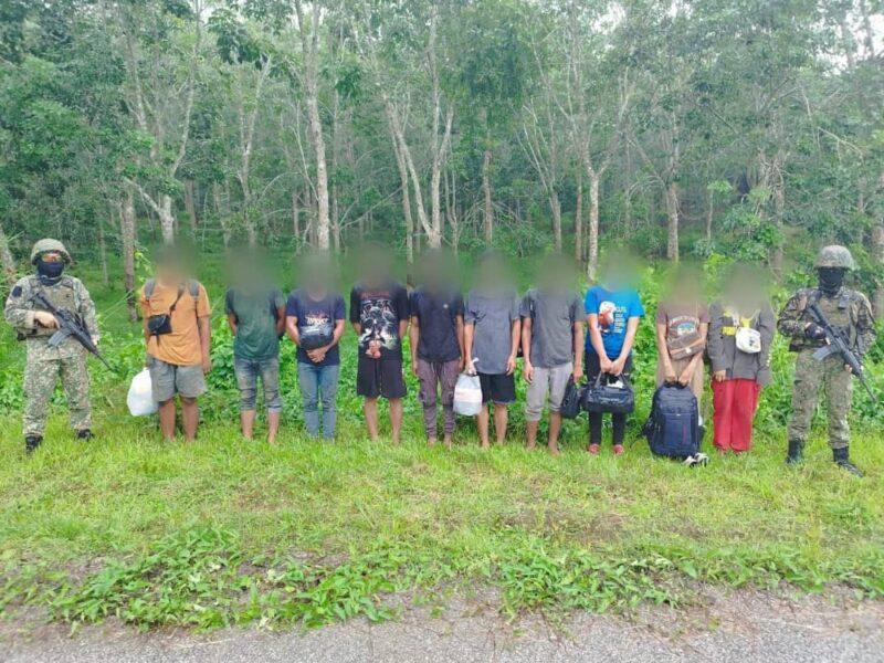 Tentera tahan 10 PATI dalam kebun getah