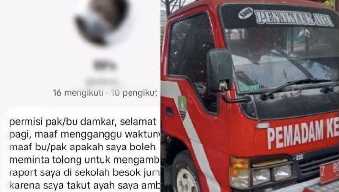 Bimbang dimarahi bapa, budak minta bomba ambil kad laporan