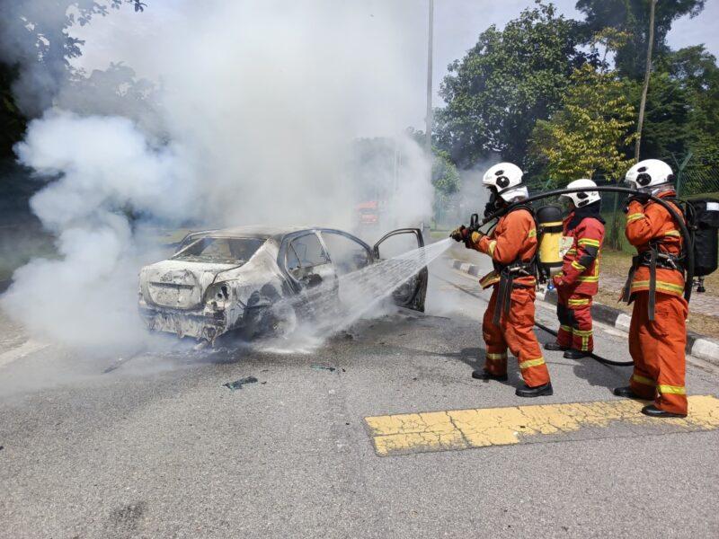 Tangan siapa dekat kereta terbakar di Tanjung Rambutan?