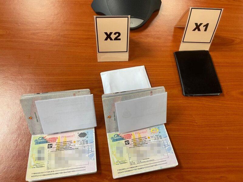 Dua ‘runner’ aktif cap palsu pasport, permit kerja warga asing tumpas