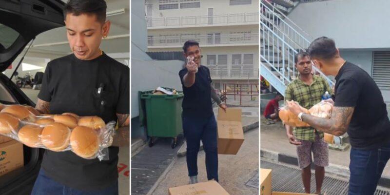 ‘TikToker’ belanja pekerja asing 1,000 roti burger