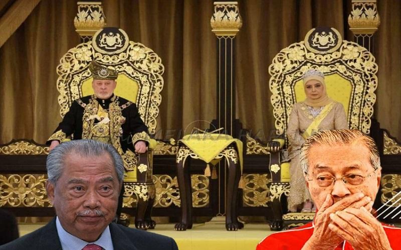 Mana Pergi Mahathir Dan Muhyiddin Ketika Istiadat Pertabalan Agong, Tak Di Jemput Ker
