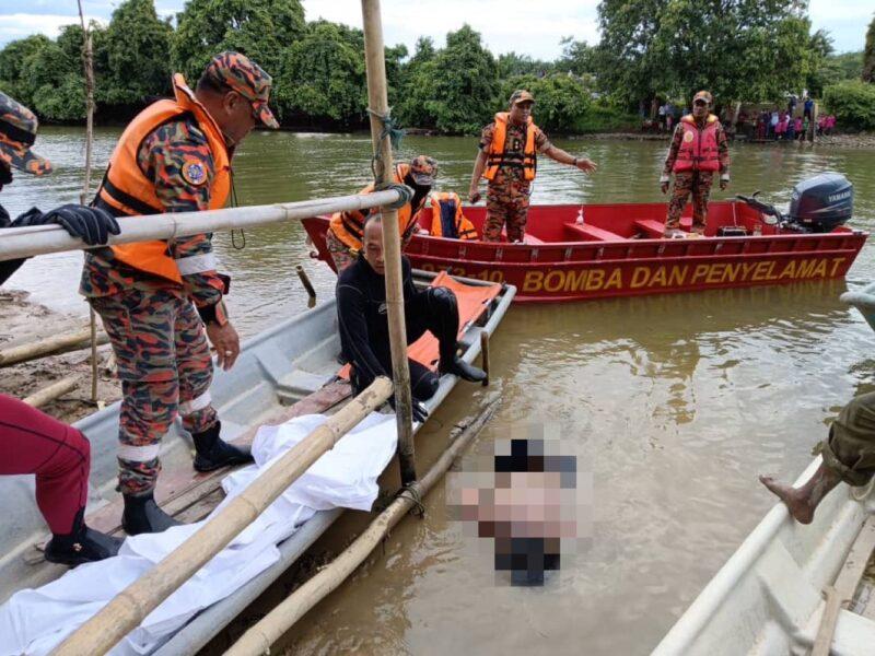 Mayat penyeludup dijumpai lemas di Sungai Golok