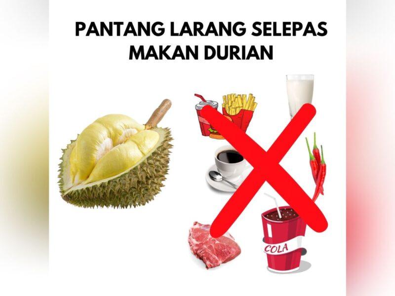 Mabuk lepas makan durian dan kopi