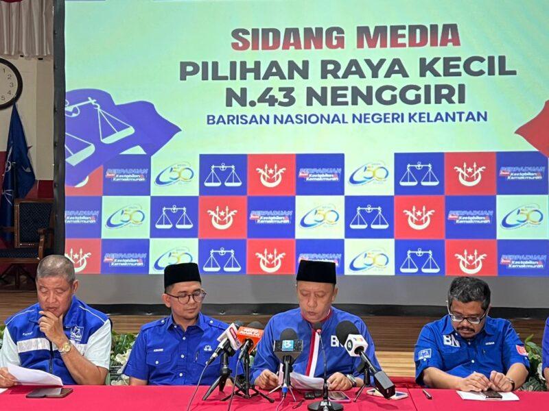 Ketua Pemuda UMNO Kelantan calon BN PRK DUN Nenggiri