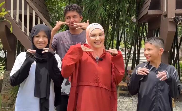 Datin Shahida Paksa Anak-Anak Buat Trend TikTok [VIDEO]