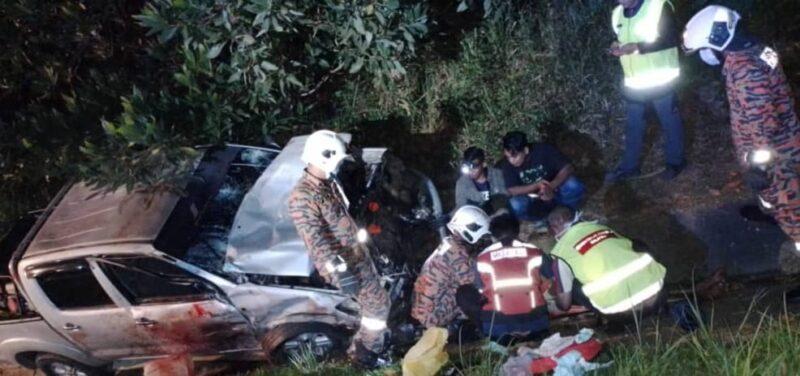 Tiga maut, dua cedera kemalangan di Lipis